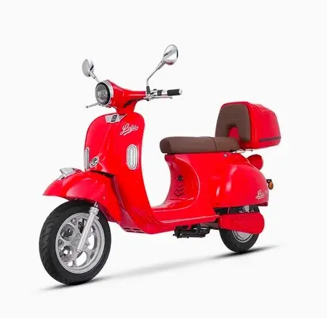 Scooter électrique Victoria de style vintage 72V/1500W avec batteries lithium-ion, moto électrique