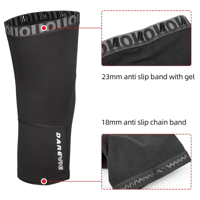 DAREVIE cyclisme jambières thermique polaire hiver