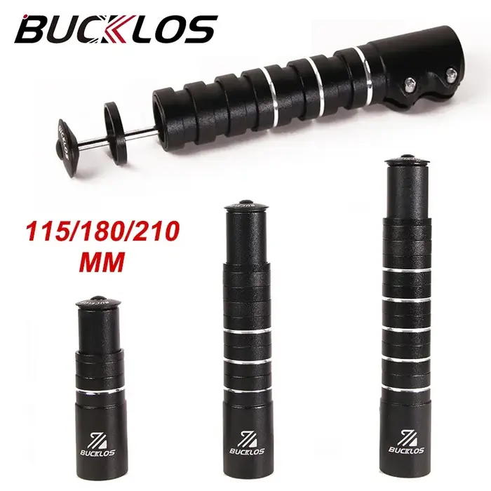 BUCKLOS tige de fourche de vélo montée jusqu'à 115mm 180mm 210mm