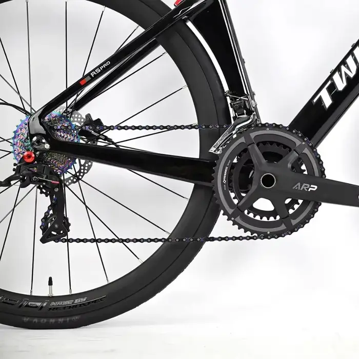 TWITTER R5pro Vélo de route en fibre de carbone 22/24 vitesses avec freins à disque hydrauliques disponibles en 7 tailles - 43.5/46/48/50/52/54/56