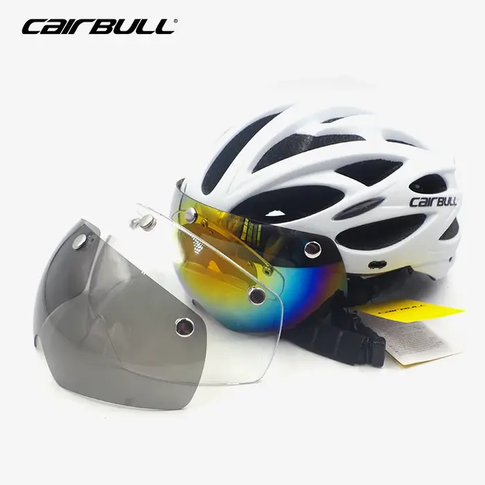 Casque de cyclisme léger route vtt VTT vélo Led casque L pour hommes femmes visoré casque de vélo Ca