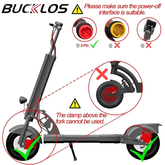 Frein hydraulique BUCKLOS HD-E735 pour vélo électrique