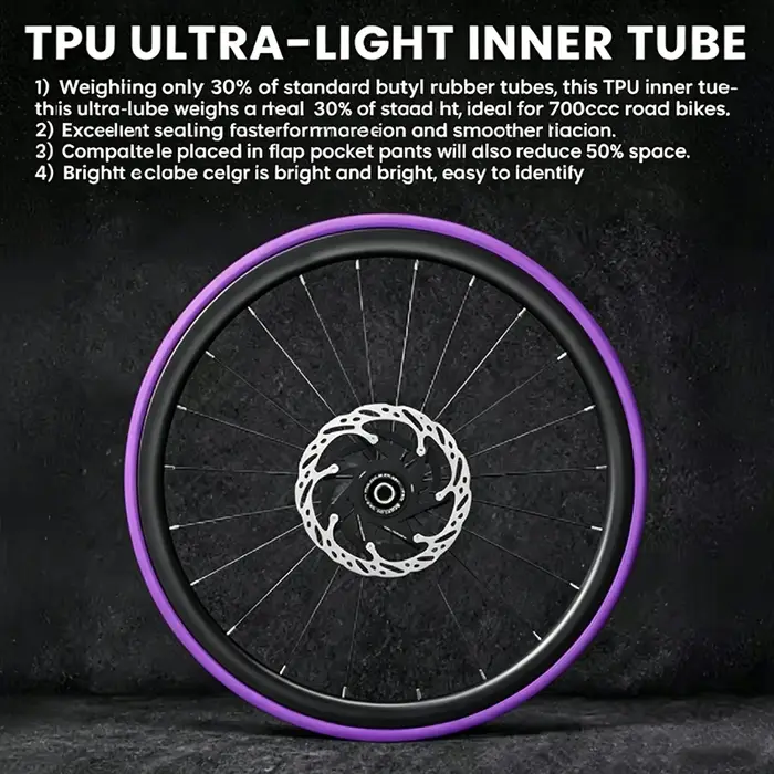 Chambre à air de vélo OFFBONDAGE en TPU 700x18-32c