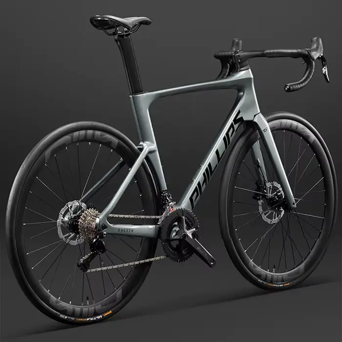 Vélo de gravier en fibre de carbone