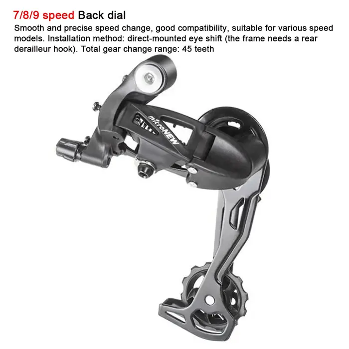 Dérailleur arrière de vélo vtt 7/8/9 10 11 12 vitesses, changement de vitesse pour vélo de montagne,