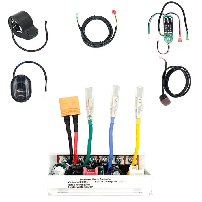 Ensemble de contrôleurs 36V 500W avec affichage LED et accélérateur pour Xiaomi pour M365 conçu pour des performances améliorées du scooter électrique