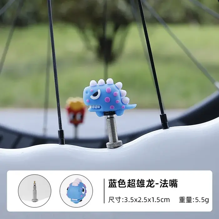 Capuchons de valve de vélo créatifs et étanches en forme de dessin animé