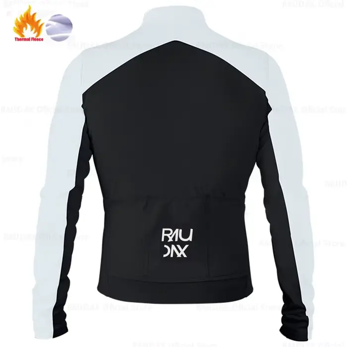 Maillot de cyclisme d'hiver 2025 Raudax équipe de sport polaire thermique vêtements
