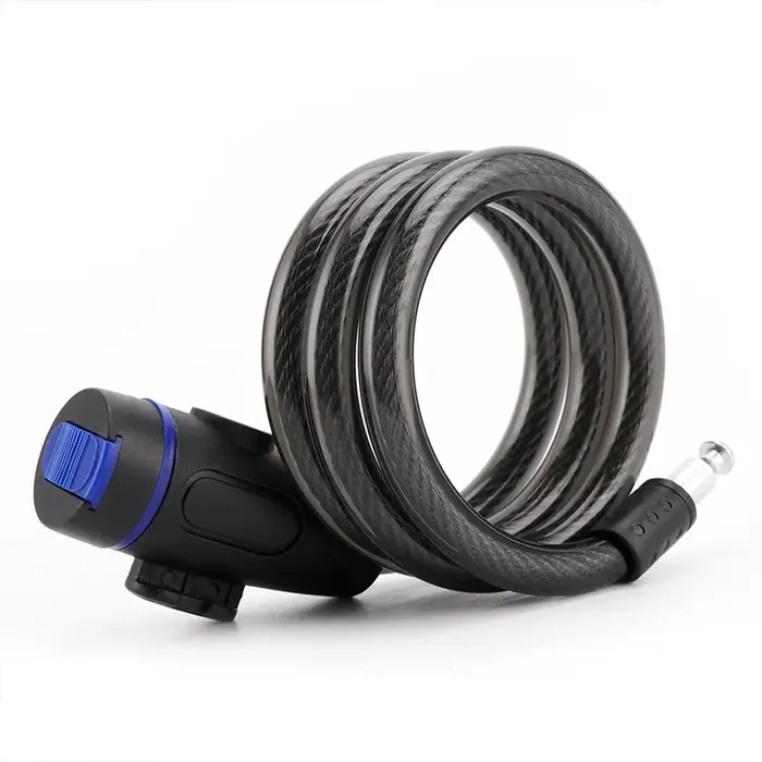 Antivol de chaîne robuste pour moto et vélo en métal avec 2 clés pour une sécurité maximale et un renforcement