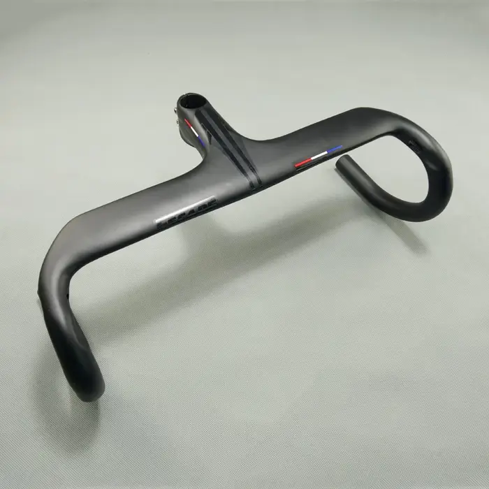 Guidon intégré guidon en carbone vélo de route avec tige Tmaex guidon de vélo de cyclisme guidon de 