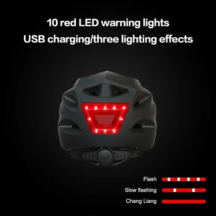 Lampe à LED pour casque de vélo