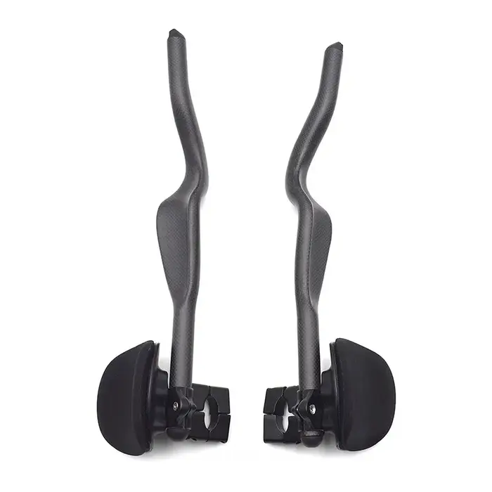Vélo de route Triathlon temps d'essai 3K repose-vélo entièrement en carbone guidon TT 35 ° Pour extension