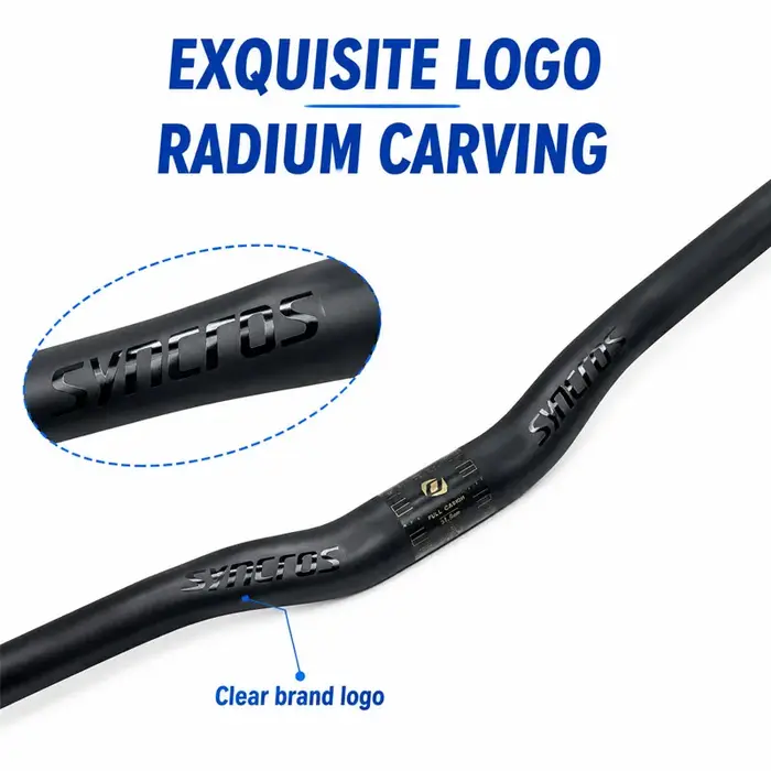 Guidon plat en carbone intégral pour VTT 31