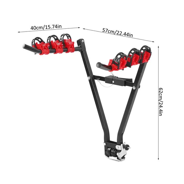 Porte-vélo de voiture, support de remorquage arrière d'automobile