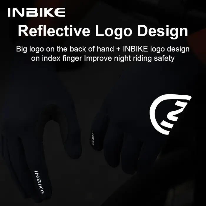 INBIKE 2024 gants de cyclisme Gel rembourré pour hommes automne hiver polaire