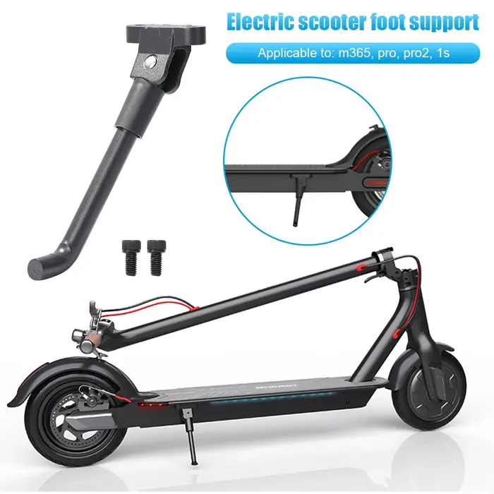 Support de pied pour trottinette électrique avec couvercles et vis pour M365
