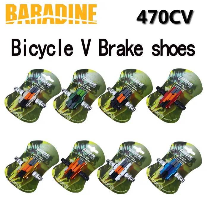 Baradine-Patins de frein v-brake 470CV pour vélo de route
