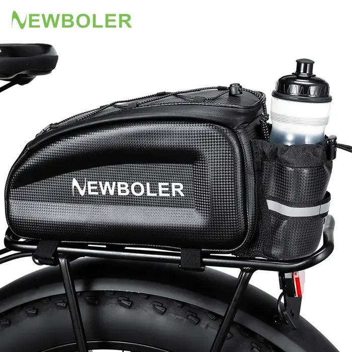 NEWBOLER sac de coffre de vélo à coque rigide sac à bandoulière