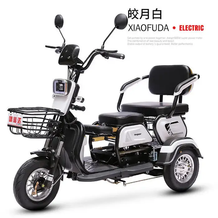 Adulte ménage personnes âgées handicapées mobilité Scooter 1200W Extra Large moteur 72V45AH135km Extra-longue durée de vie de la batterie Tricycle électrique