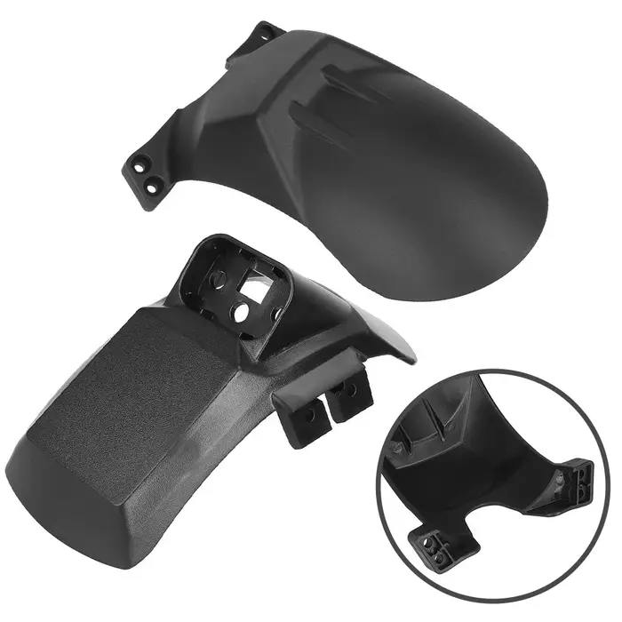Garde-boue avant et arrière pour scooter électrique Kukirin G2 Pro DB en plastique résistant à l'usure avec protection contre la boue et le sable