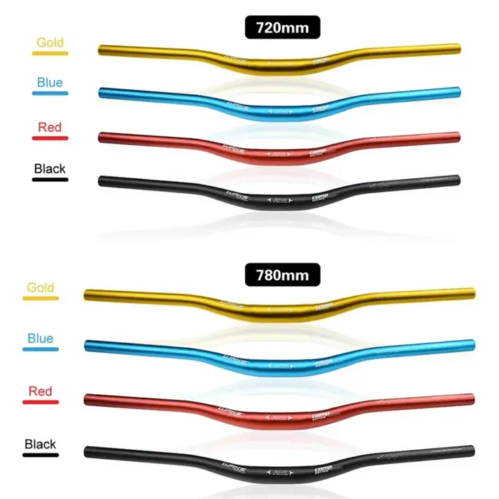 Guidon de vélo VTT, accessoires de guidon de vélo en alliage d'aluminium, taille de poignée 31.8*720