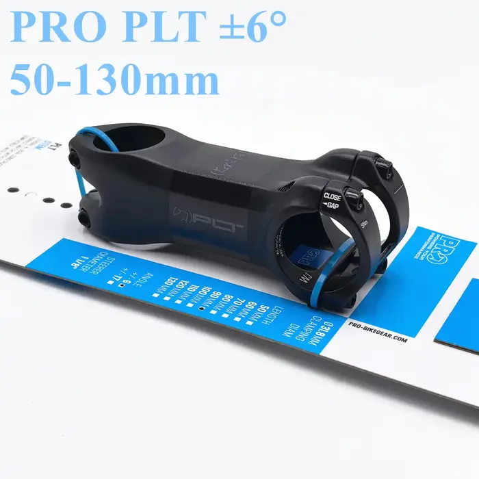 Nouveau PRO PLT pour tige de vélo de route 2025 ± 6 degrés 1-1/8 ''50-130mm