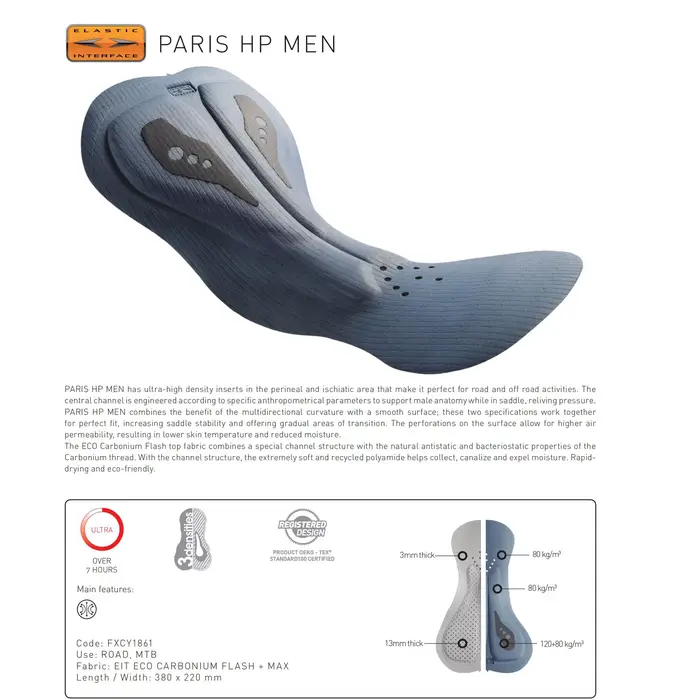 YKYW-Shorts de vélo rembourrés à interface élastique pour hommes, pantalons de vélo de route confort