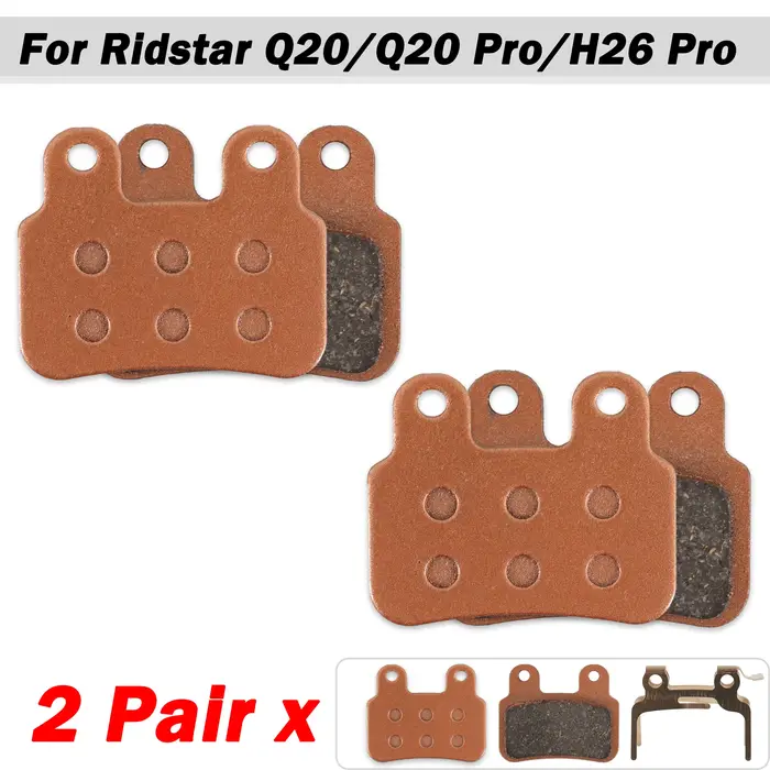 Plaquettes de frein de vélo électrique, pour Ridstar Q20PRO, H26PRO, EKX X20, X21