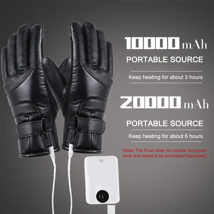 Gants de cyclisme thermiques imperméables