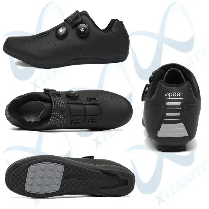 2025 hommes chaussures de cyclisme sans verrouillage sans crampons vélo de route Sneaker sans