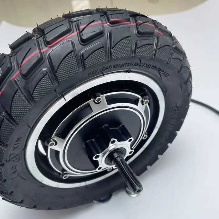 Roue de moteur de vélo électrique pour scooter pliant à double entraînement