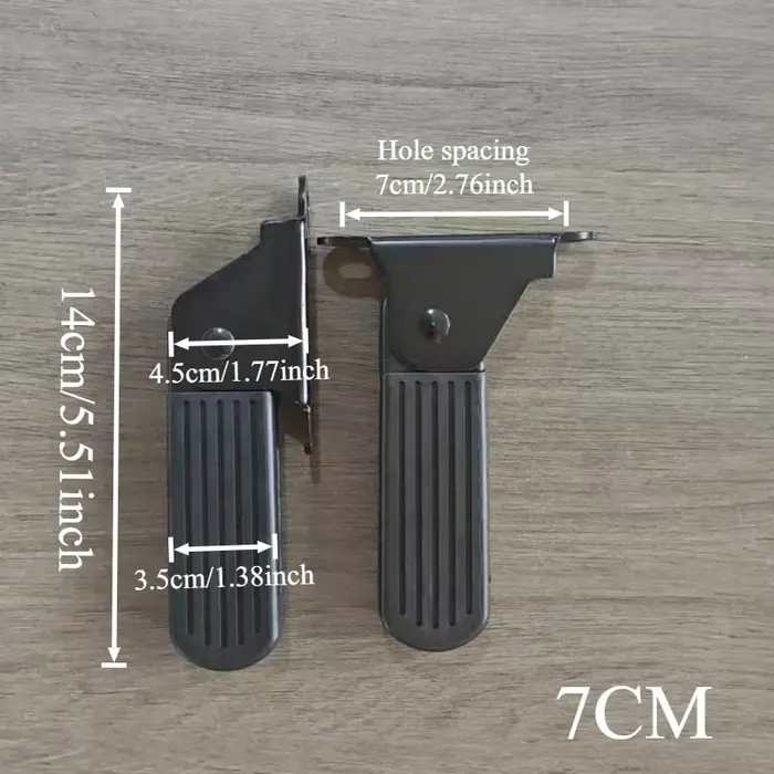 1 paire de pédales avant pliables pour Yadi Aima Harley U1 e-bike