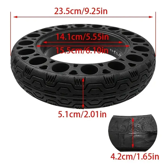 Pneus de scooter électrique 60/70-6.5