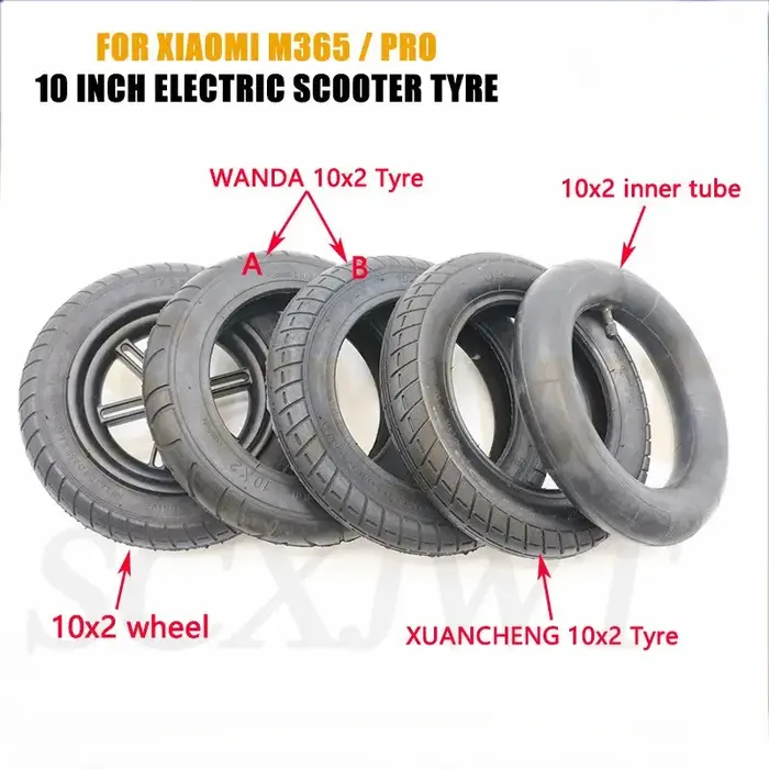 Roues de Scooter électrique 10x2 10 pouces