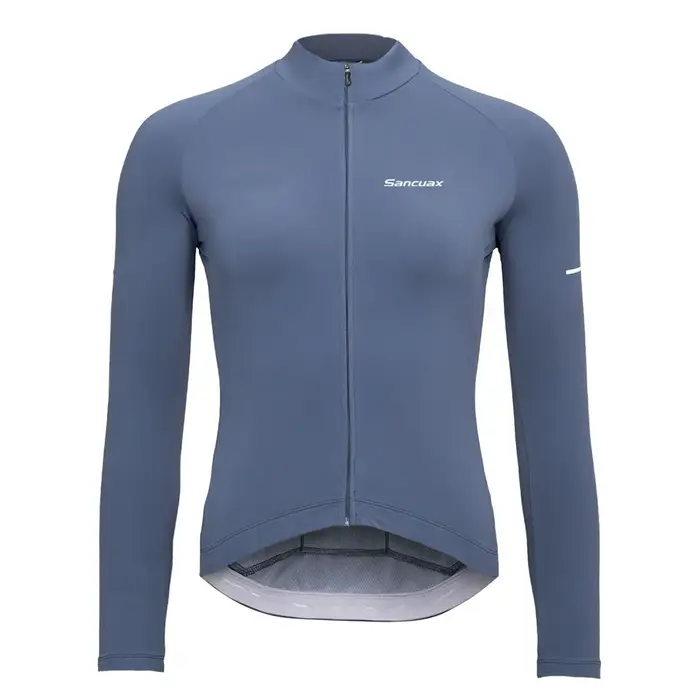 Maillots de cyclisme à manches longues pour femmes, chemises de vélo respirantes anti-UV, maillot de