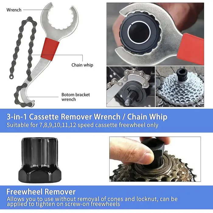Kit d'outils de vélo, outils professionnels de réparation