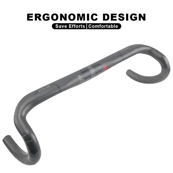 RXL SL 31.8mm barre de chute en carbone guidon de vélo de route 380/400/420/440mm UD mat routage ext