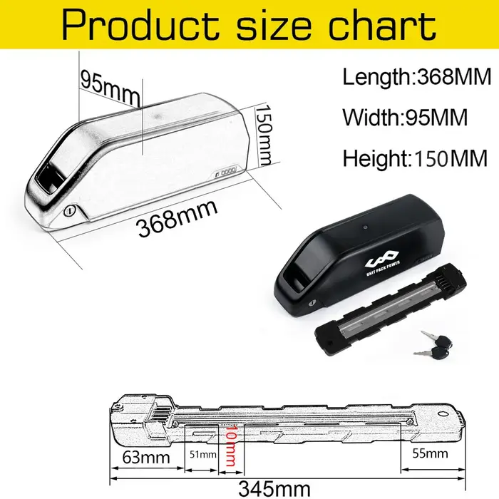 48V 30AH batterie de vélo électrique 21700 cellules 60V 52V 48V vélos tube inférieur Polly L-G 72V 15AH Scooter e-bike