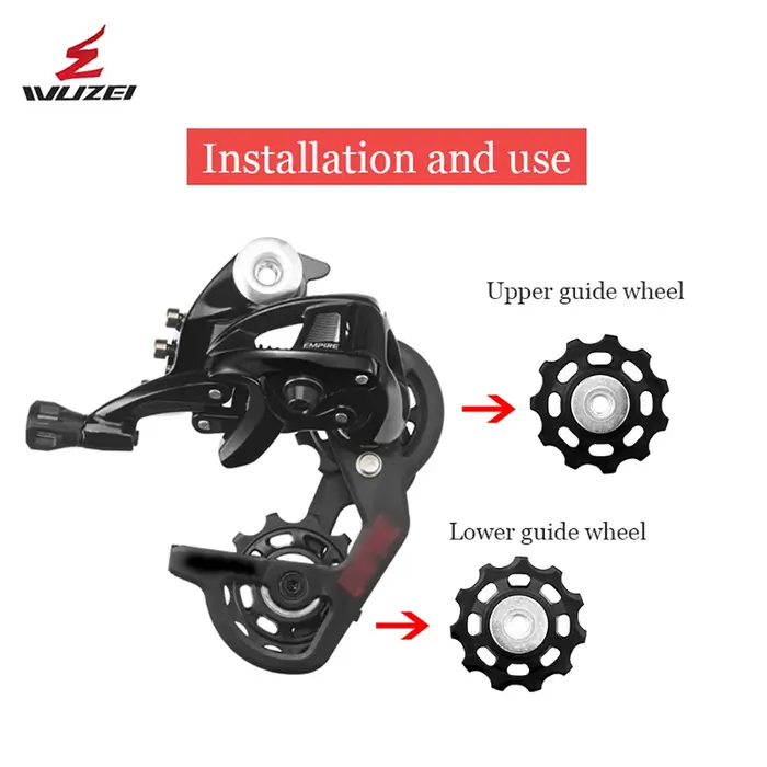 WEI-Poulie de dérailleur arrière pour vélo de route, roue de guidage de vitesse pour Shimano SRAM, M