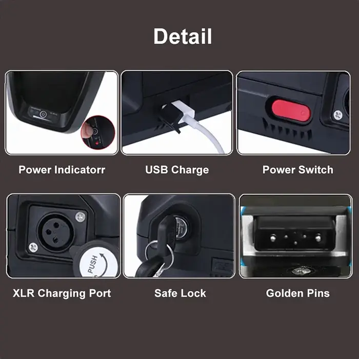 48v 45ah Ebike Hailong batterie Velo 48v bicicleta eléctrica Cham Rider 36 52v60 72v 20 25 30ah 35 40