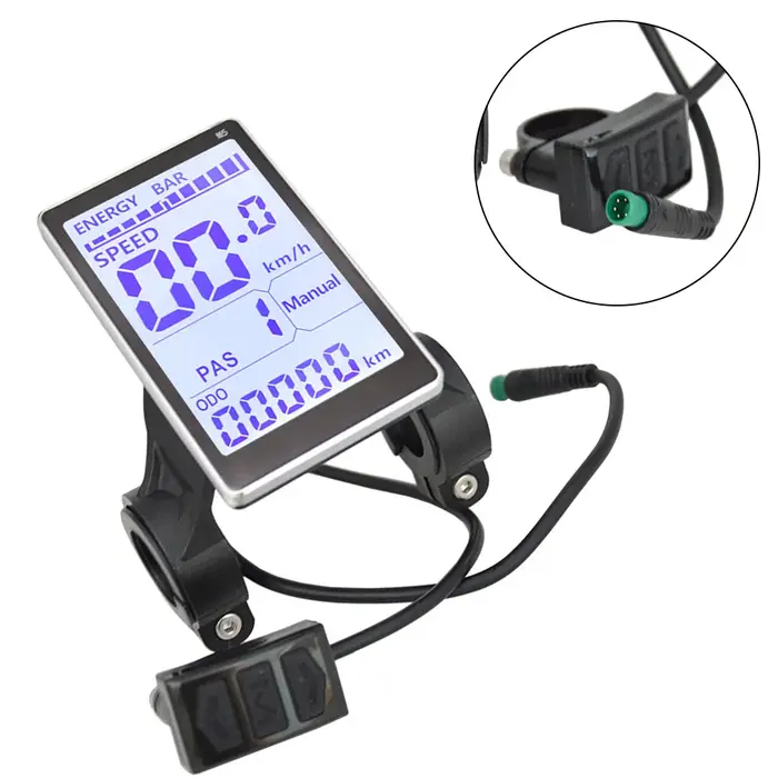 Écran d'affichage LCD étanche pour vélo électrique