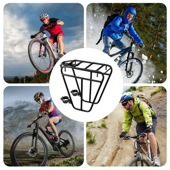 Support de bagages pour fourche avant de vélo