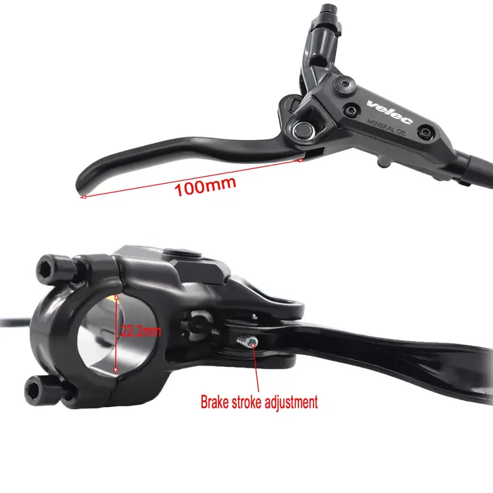 Ensemble de freins à disque hydrauliques Velec EBike pour vélo