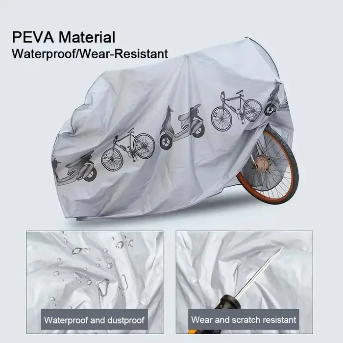 Housse de protection pour vélo d'extérieur, étui de protection pour vélo, imperméable, anti-poussière, anti-UV, équipement de vélo pour toutes les saisons, accessoires de vélo
