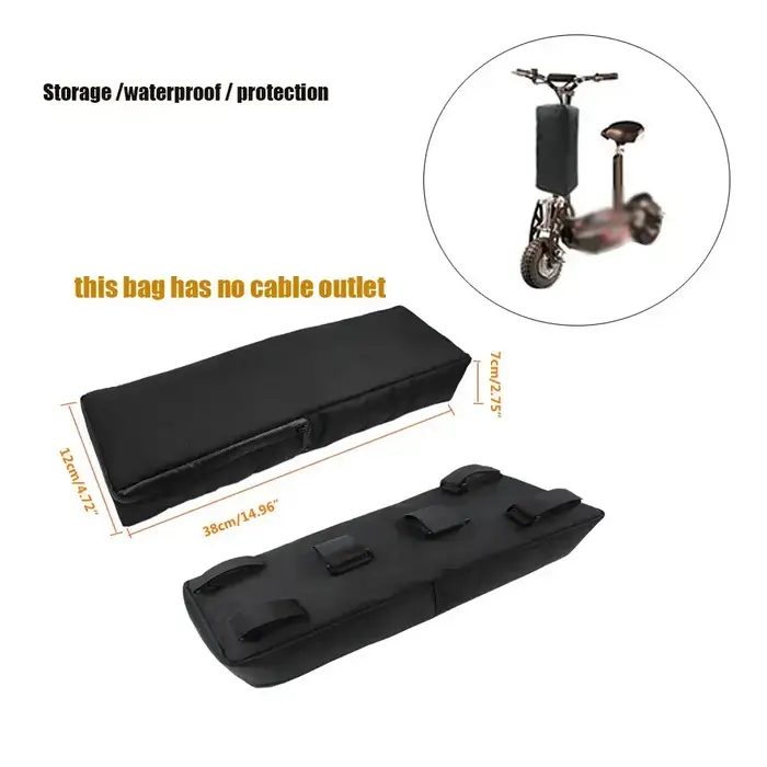 Sac de Rangement Étanche pour Batterie de Scooter Électrique