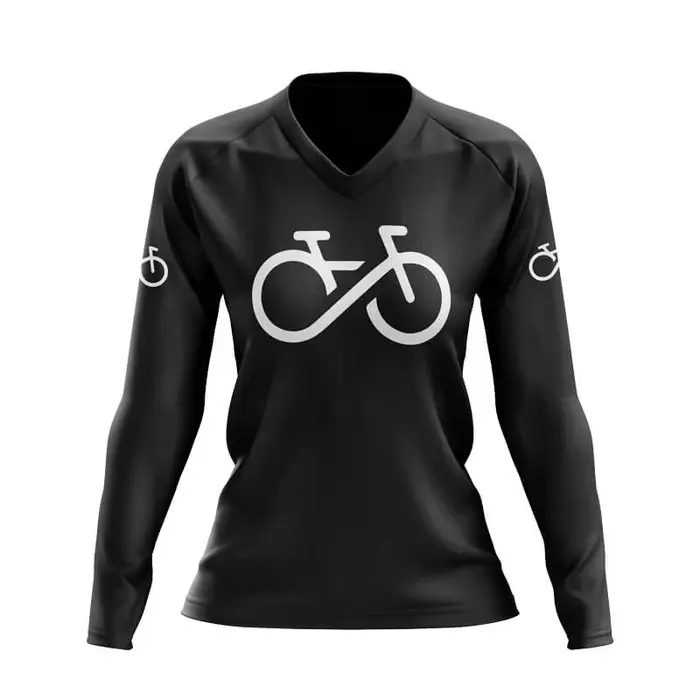 Maillot de cyclisme VTT et motocross homme en polyester respirant anti-transpiration séchage rapide pour vélo de montagne sport et cyclisme
