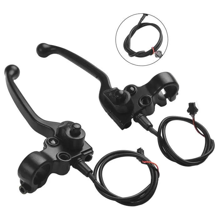 1 paire de leviers de frein mécaniques pour vélo électrique