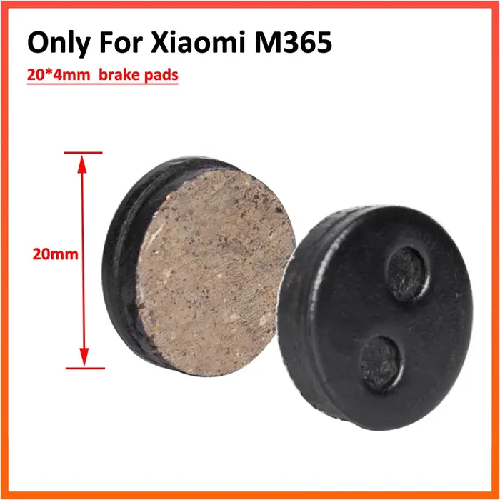 Plaquettes de frein pour Scooter électrique Xiaomi M365 Mijia, 2 pièces, étrier de roue arrière, pla