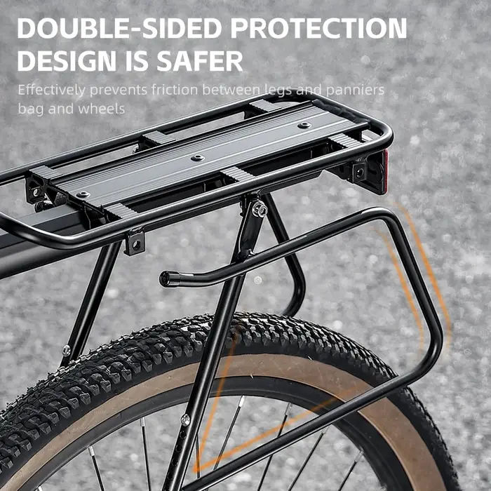 WEST BIKING – support de coffre de vélo en alliage d'aluminium à dégagement rapide