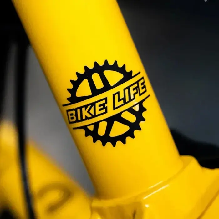 Autocollant décoratif en vinyle imperméable pour cadre de vélo